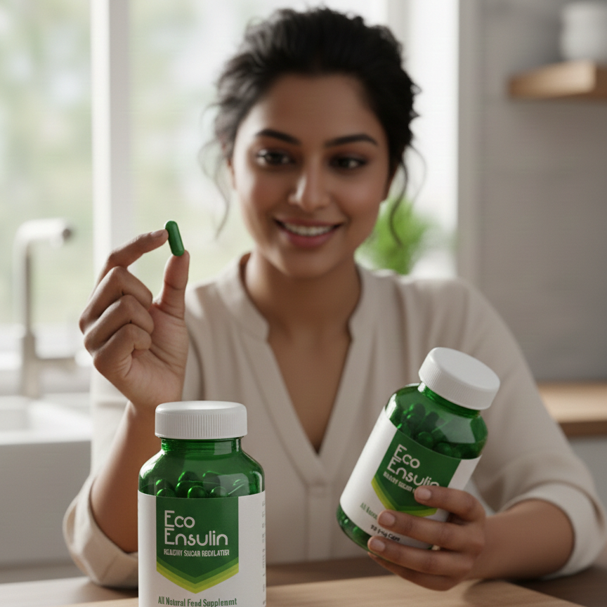 EcoEnsulin Veg Caps - 60 Capsules| Herbal Glucose Balance Support