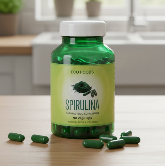 Spirulina Extract Veg Caps - 60 Capsules| Plant-Based Superfood & Energy Support