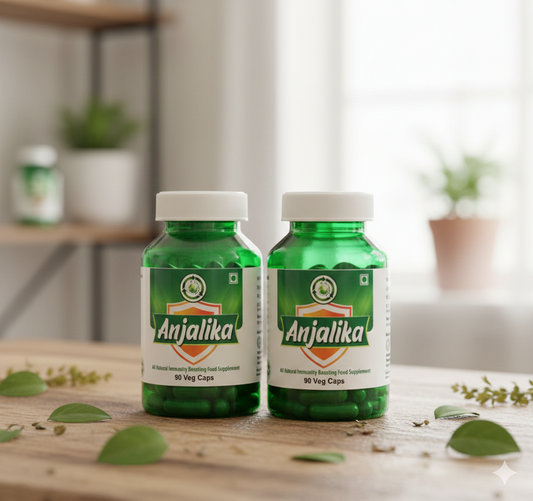 Anjalika Immunity Extract Veg Caps - 60 Capsules| Herbal Immune Support Formula