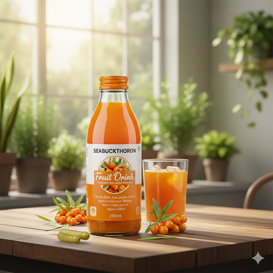 Seabuckthorn Fruit Drink | Natural Omega-Rich Wellness Beverage
